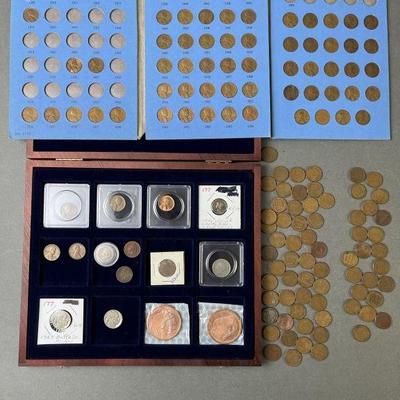 Lot 80 | Antique & Vintage Pennies, Nickels & Dime

