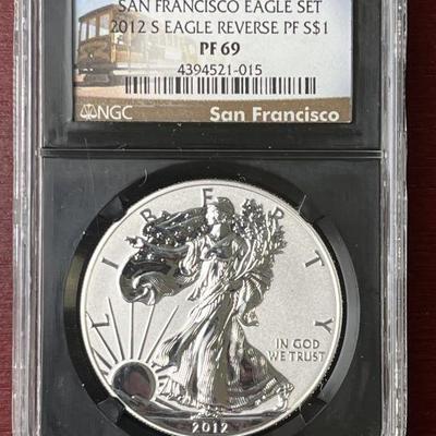 Lot 64 | 2012 Reverse Silver Dollar San Francisco Set
