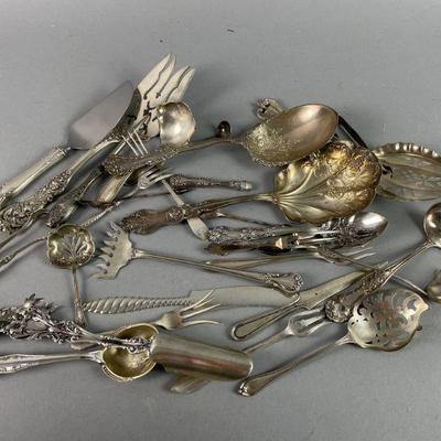 Lot 284 | Antique Sterling Silver Serving Pieces and More
