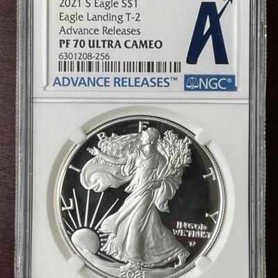 Lot 44 | 2021 Silver Dollar PF 70 Ultra Cameo
