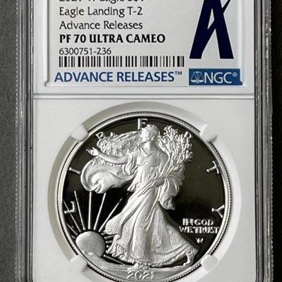 Lot 42 | 2021 Silver Dollar PF 70 Ultra Cameo
