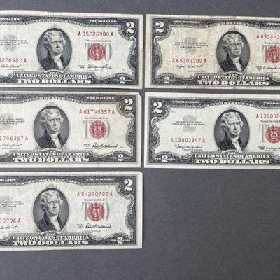 Lot 169 | Series of 1953 & 1963 2 Dollar Bills
