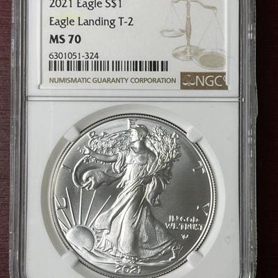 Lot 68 | 2021 Silver Dollar Eagle Landing T-2

