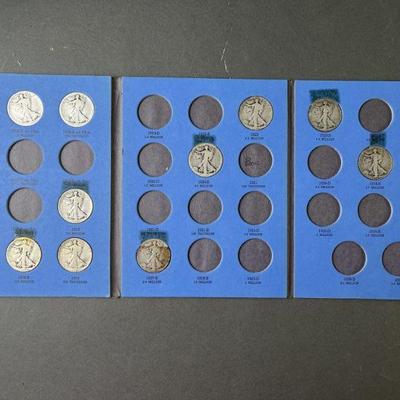 Lot 228 | 15 Walking Liberty Half Dollars 1918-1936
