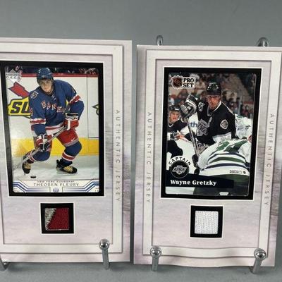 Lot 199 | Hockey Cards w Authentic Jersey Cuts

