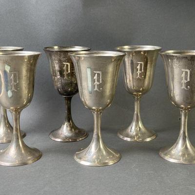 Lot 17 | Sterling Silver Wine Goblets
