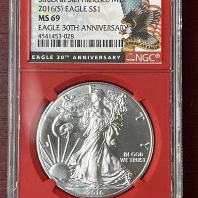 Lot 57 | 2016 Silver Dollar Struck At San Francisco Mint
