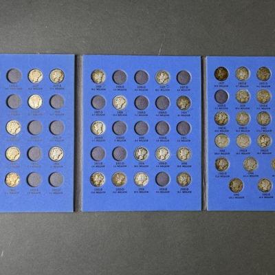 Lot 214 | 50 Mercury Head Dimes 1916-1945
