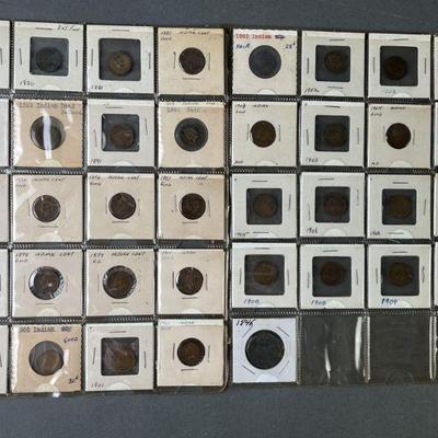 Lot 207 | 1846 Liberty & 1865-1909 Indian Head Pennies
