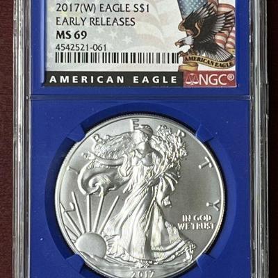 Lot 52 | 2017 Silver Dollar Struck At West Point Mint
