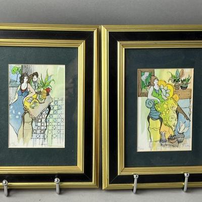 Lot 149 | Two Signed & Numbered Prints by Itzchak Tarkay
