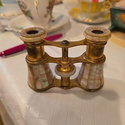 Antique Lamiere opera glasses