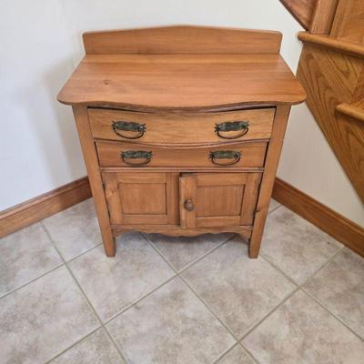 2 drawer antique stand