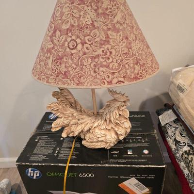 Sale Photo Thumbnail #86: Rooster lamp