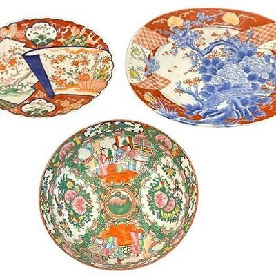 Famille and Rose Medallion Lot