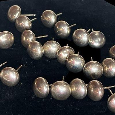 Collection Sterling Silver Ball Earrings