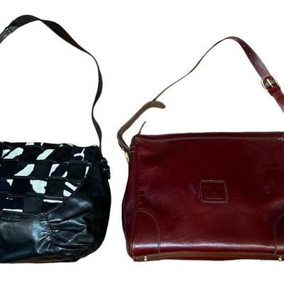 Two Vintage Purses, BALLY and TED LAPIDUS