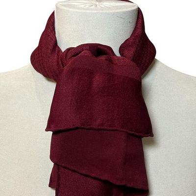 Vintage GUCCI Red Silk Scarf