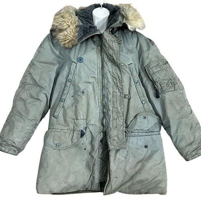 Vintage United States Air Force Military Parka Coat, USAF