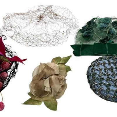 A Collection of Vintage Womens Hats