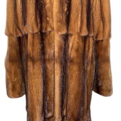 A Vintage Mink Fur Coat