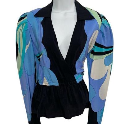 A Vintage EMILIO PUCCI Silk Blouse