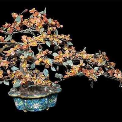 Monumental Chinese Jade Tree