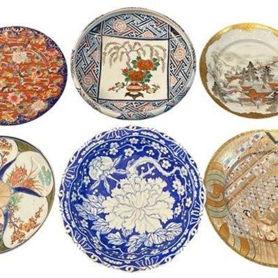 Kutani Owari, Imari, Possibly Meiji Period Imari Plates