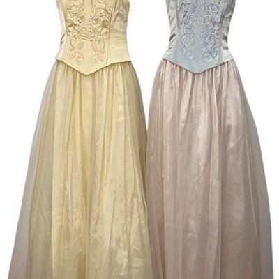 2 Vintage Jessica McClintock, GUNNE SAX