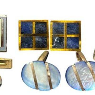 A Collection of Post Modern Mens Cufflinks