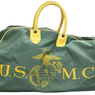 Vintage Vietnam Era United States Marine Corps Bag, USMC