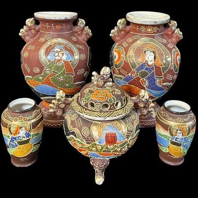A Collection of Japanese Hand Painted Articles