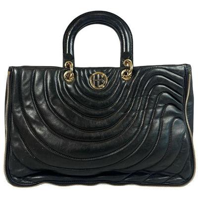 HENRI BENDEL Black Leather Purse