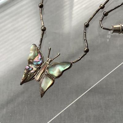 Abalone and sterling silver