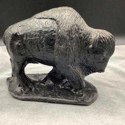 Buffalo made of coal