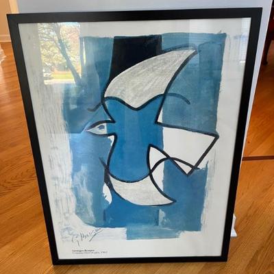 1960s vintage posters, Braque and Vasarely