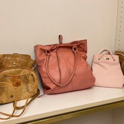 Loads of vintage and designer handbags and belts