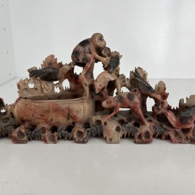 Chinese home decor, jade trees, ceramics, soapstone carvings
