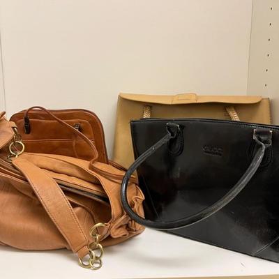 Loads of vintage and designer handbags and belts