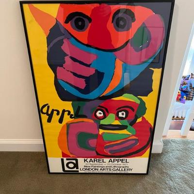 1971 vintage poster Karl Appel