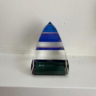 Swarovski crystal pyramid