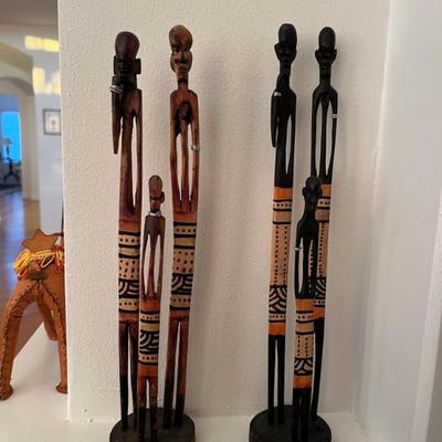 African Masai carvings