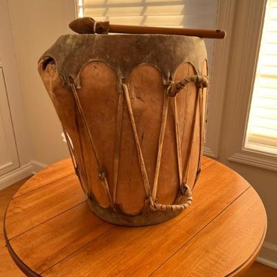 Native American Pueblo log drum