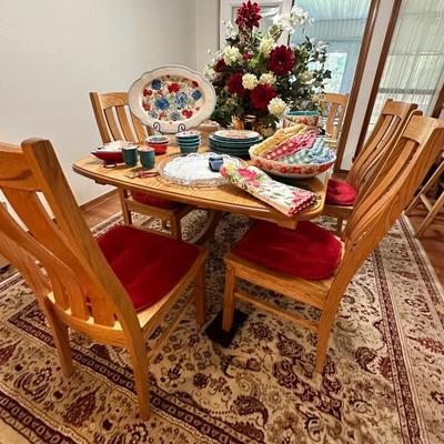 Amish made table and chairs