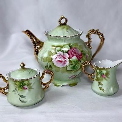 Hand Painted Lefton China
Discover the elegance of this exquisite hand-painted Lefton china set, designed to elevate your dining...