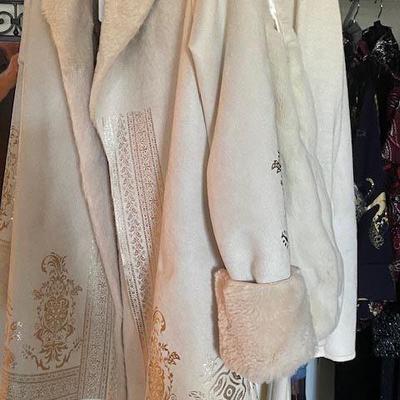 SHEARLING TYPE EMBROIDERED JACKET