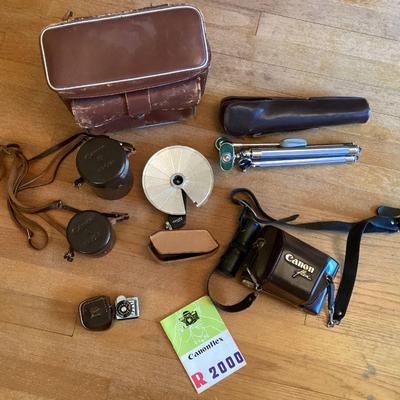 Cannon Flex Camera with Case and Accessories

