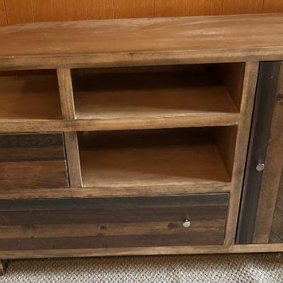 Unique Cabinet with Drawer, Cabinet, and Cubbies