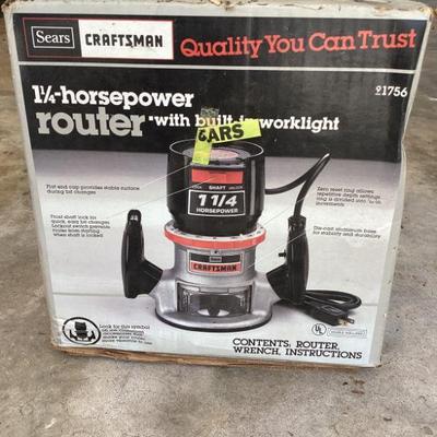 Craftsman Router