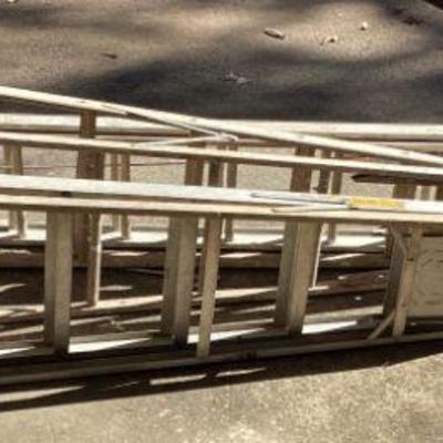 Ladders 15ft Extension Ladder 6ft A-Frame 7ft Wooden A-Frame